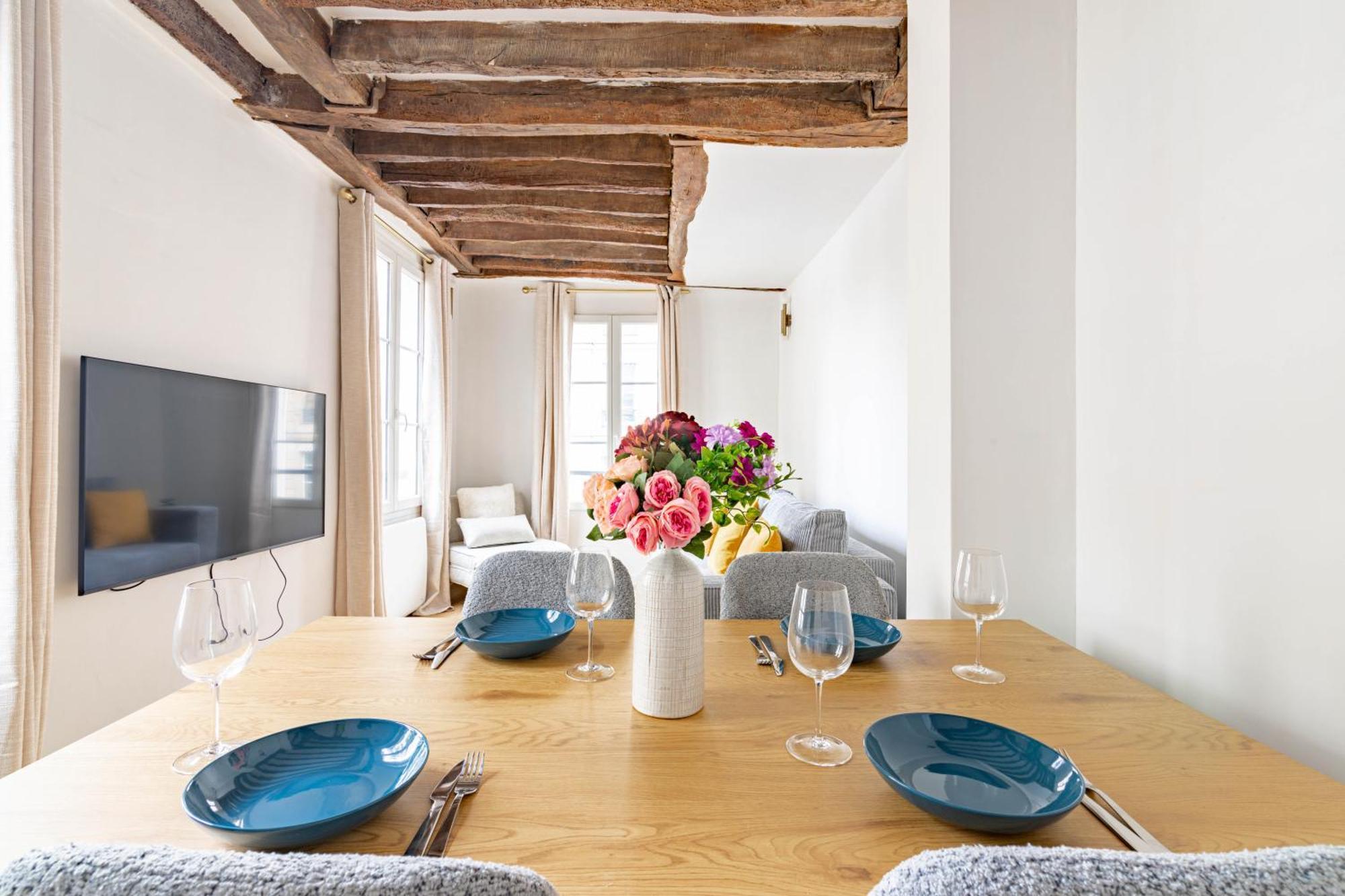 Appartement Quartier Fontaine Chatelet Les Halles Free Netflix Paris Exterior photo